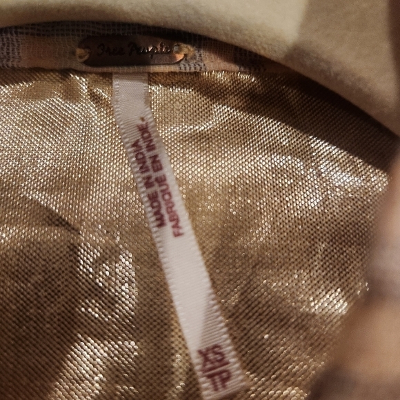 Free People Cropped Cutie Plaid button down Shirt womens size XS - Picture 5 of 11